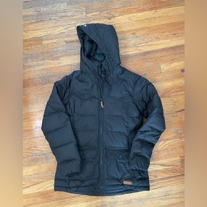 Oakley Womens Black Puffy Hooded Jacket